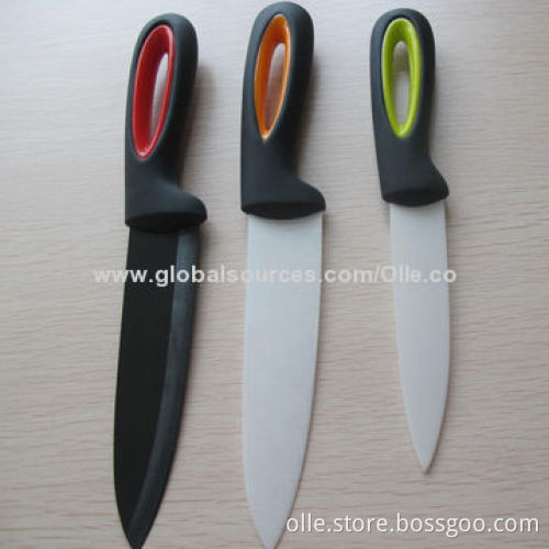 Ceramic Knives with Colorful Handle, SGS Mark